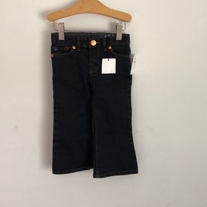 Gap Dark Bootcut w/ Rose Gold Buttons  18-24 month